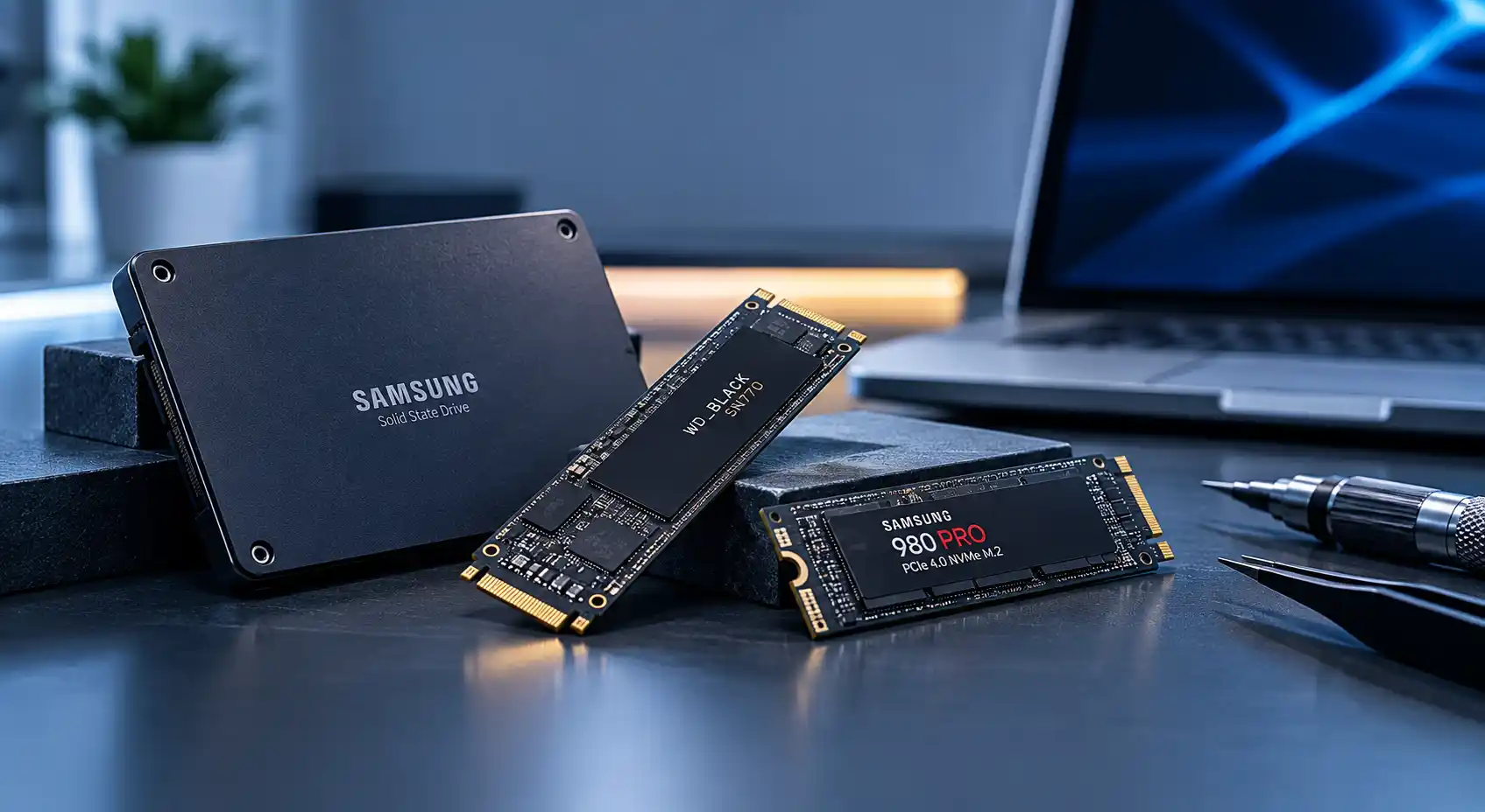 إصلاح SSD في عُمان – أقراص SATA وM.2 NVMe جاهزة للفحص لدى رويال ريكفري في مسقط