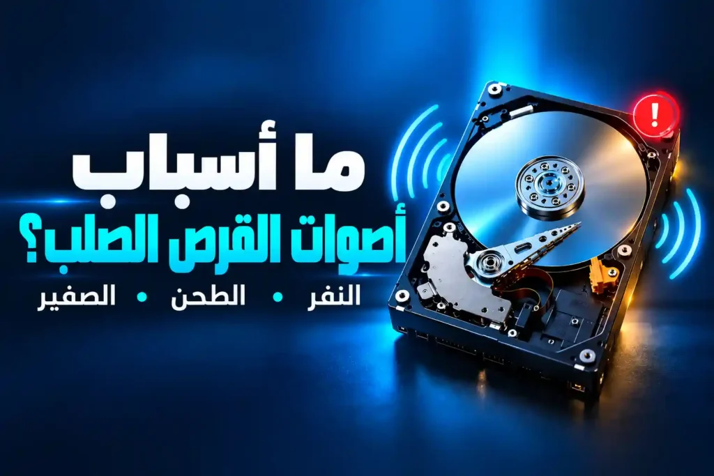 ما أسباب صدور أصوات غير طبيعية من القرص الصلب؟