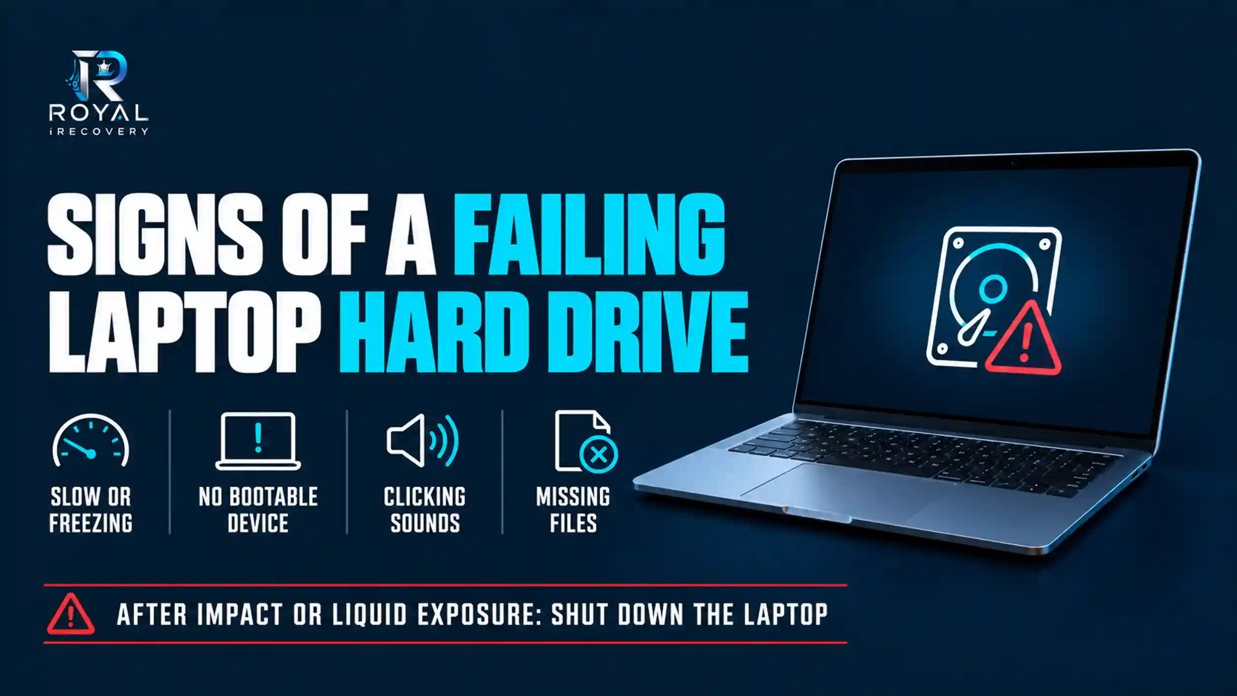 Signs of a Failing Laptop Hard Drive